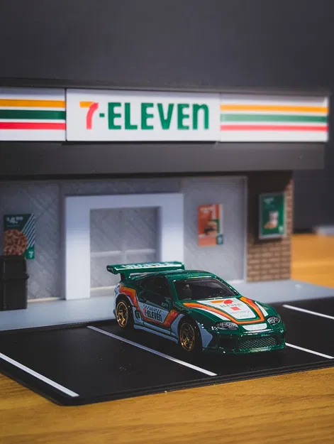 Bộ mô hình 7-Eleven - Tỷ lệ 1:64 Diorama - Image 4