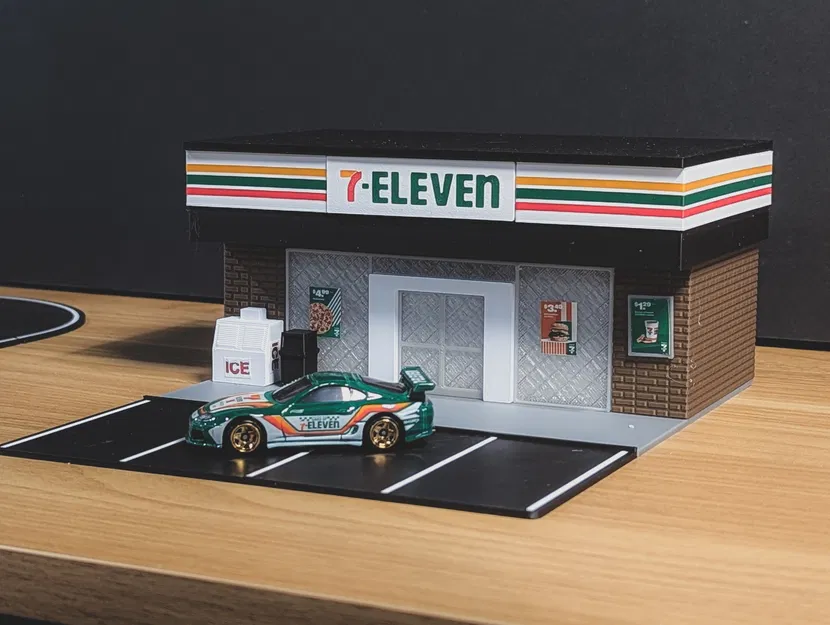 Bộ mô hình 7-Eleven - Tỷ lệ 1:64 Diorama - Image 6