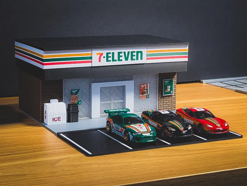 Bộ mô hình 7-Eleven - Tỷ lệ 1:64 Diorama - Image 11