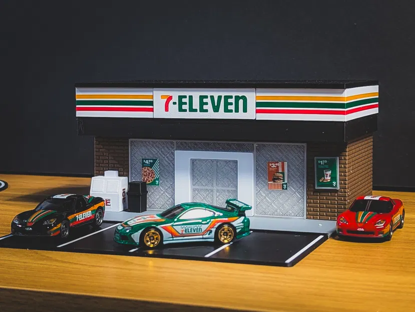 Bộ mô hình 7-Eleven - Tỷ lệ 1:64 Diorama - Image 12