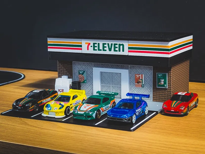 Bộ mô hình 7-Eleven - Tỷ lệ 1:64 Diorama - Image 14