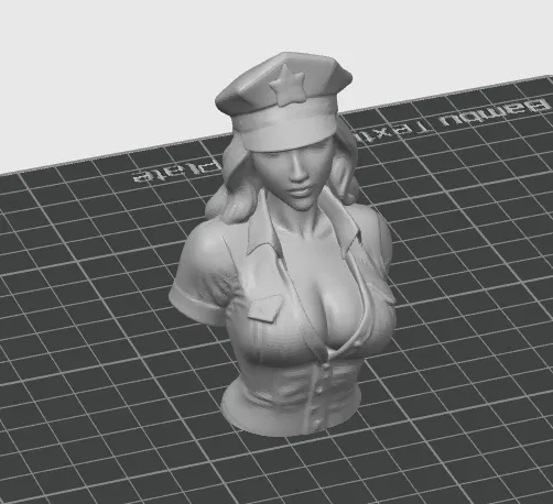 Figurine de femme policier - Image 2