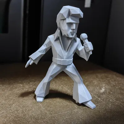 Mô hình Elvis Presley (Lowpoly)