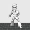 Mô hình Elvis Presley (Lowpoly) - Thumbnail 2