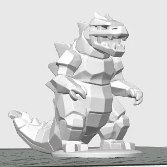 Tượng Godzilla (Phong cách Mecha)