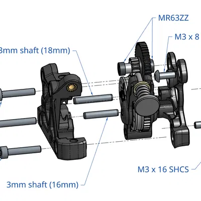ProtoXtruder 2.0 - Đầu đùn nhỏ gọn, nhẹ hơn
