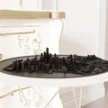 Đường chân trời New York - Bản đồ địa hình tròn STL - Thumbnail 1