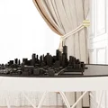 Đường chân trời New York - Bản đồ địa hình tròn STL - Thumbnail 5