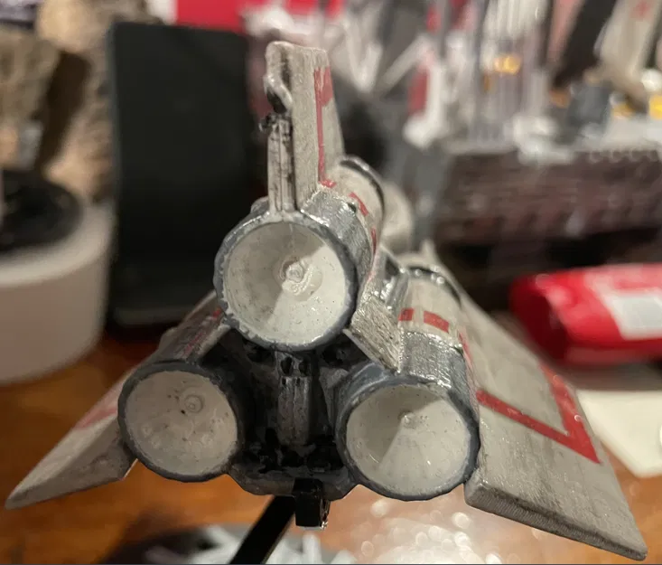Mẫu Battlestar Galactica TOS MKI Colonial Viper Dễ In - Image 3