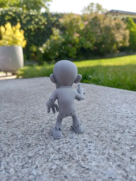 Zombie Lảo Đảo — Mô Hình Mini Halloween Hoạt Hình - Image 4