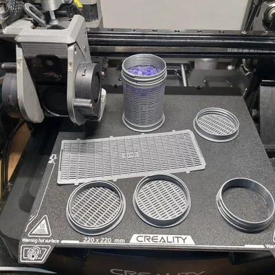 Hộp Đựng Hạt Chống Ẩm, Đã Sửa, Gia Cố và Dễ Lắp Ráp Hơn