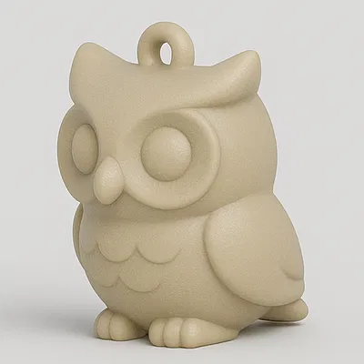 Móc Khóa Cú Đơn Giản