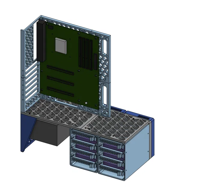 Vỏ Máy Server/PC ATX Khung Mở Hot-Swap - Image 2