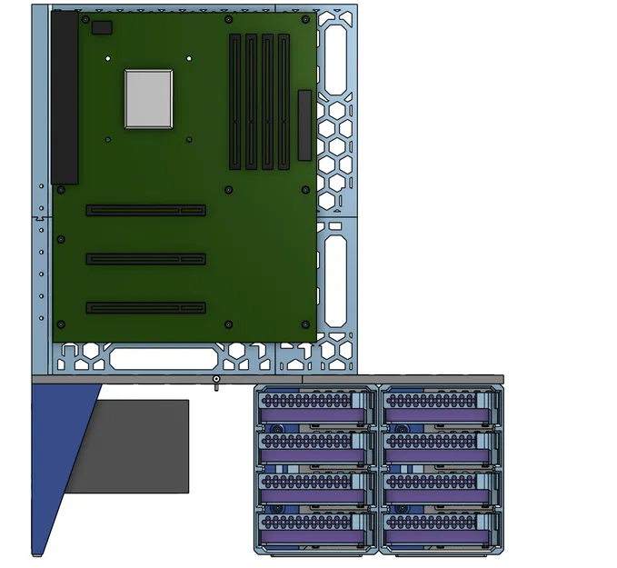 Vỏ Máy Server/PC ATX Khung Mở Hot-Swap - Image 3