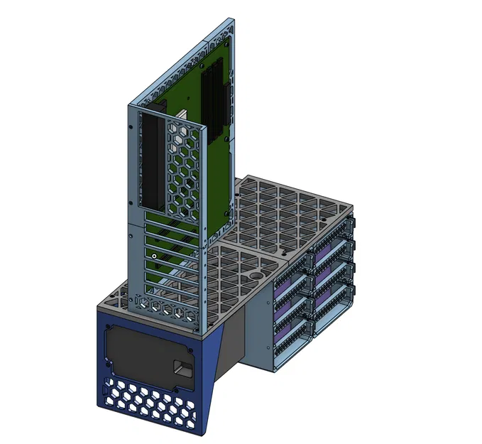 Vỏ Máy Server/PC ATX Khung Mở Hot-Swap - Image 4