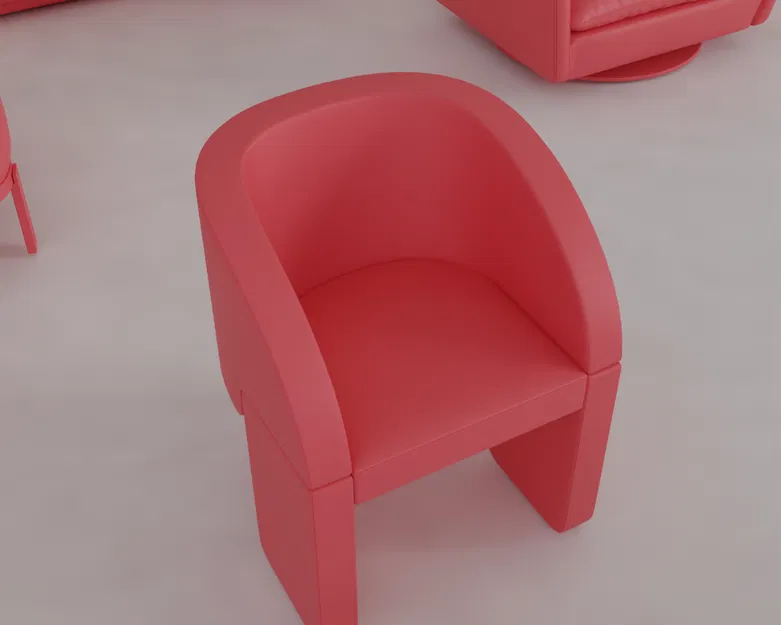 Gói STL Siêu Lớn Đồ Nội Thất Mini Hiện Đại 1 – Ghế, Sofa & Hơn Thế Nữa - Image 10