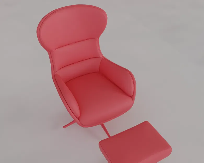 Mô Hình Thu Nhỏ Ghế Sofa & Ghế Ngồi Hiện Đại STL MegaPack 2 – Bernhardt & BoConcept - Image 5