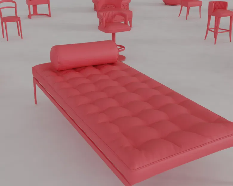 Bộ STL Khủng Ghế, Ghế Đẩu & Sofa Mini Sang Trọng 3 – Brabbu, Calligaris & Hãng Khác - Image 14