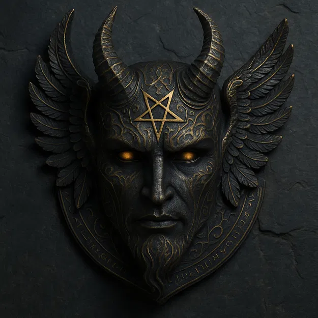 Mặt Nạ Lucifer Phong Cách Gothic - Image 1