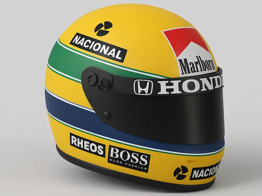 Mũ Bảo Hiểm Ayrton Senna (1991) - Image 1