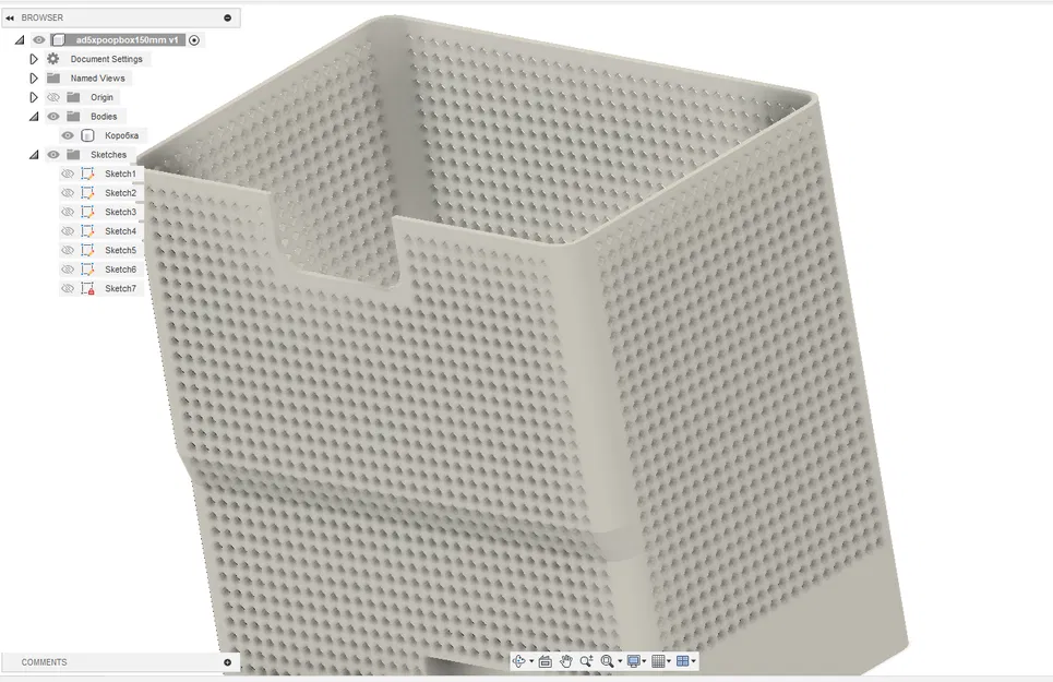 Thùng rác lớn 150 có lỗ thông hơi - Image 1
