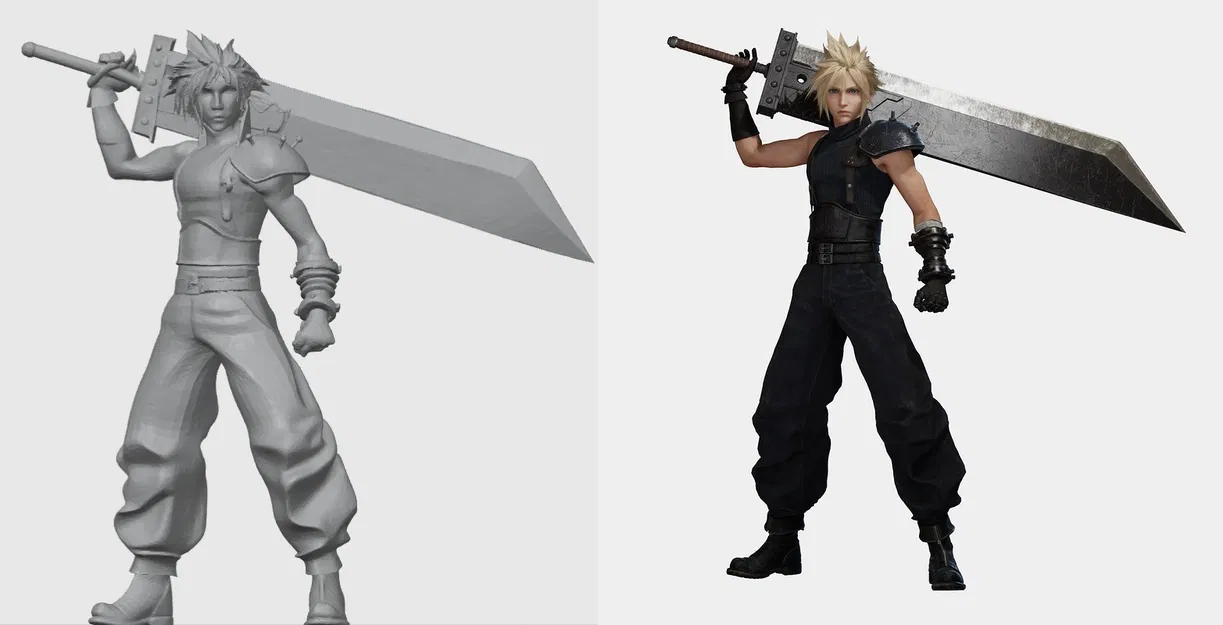 Mô Hình Cloud Strife - Final Fantasy - Image 1