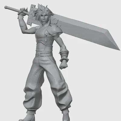 Mô Hình Cloud Strife - Final Fantasy