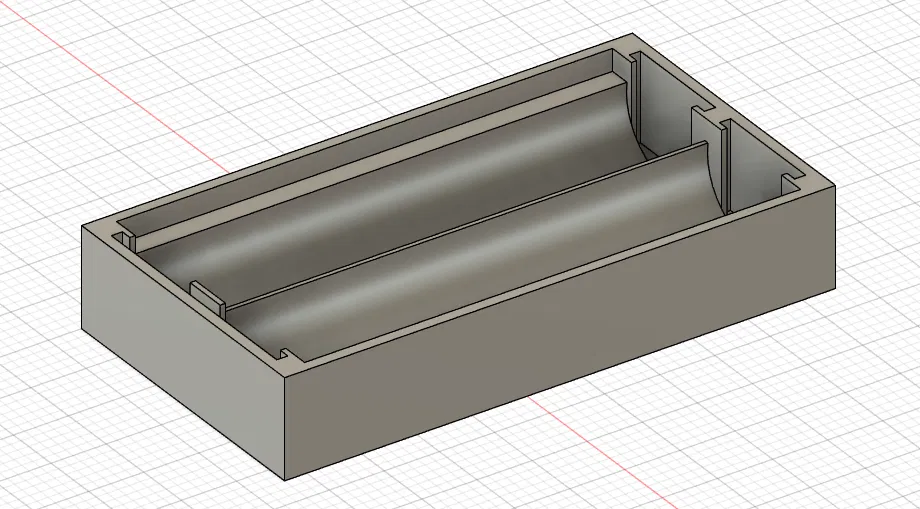 Giỏ Đựng Pin 2xAAA Đơn Giản - Image 2