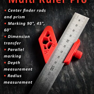 Multi Ruler Pro - Kẹp đa năng cho thước thép