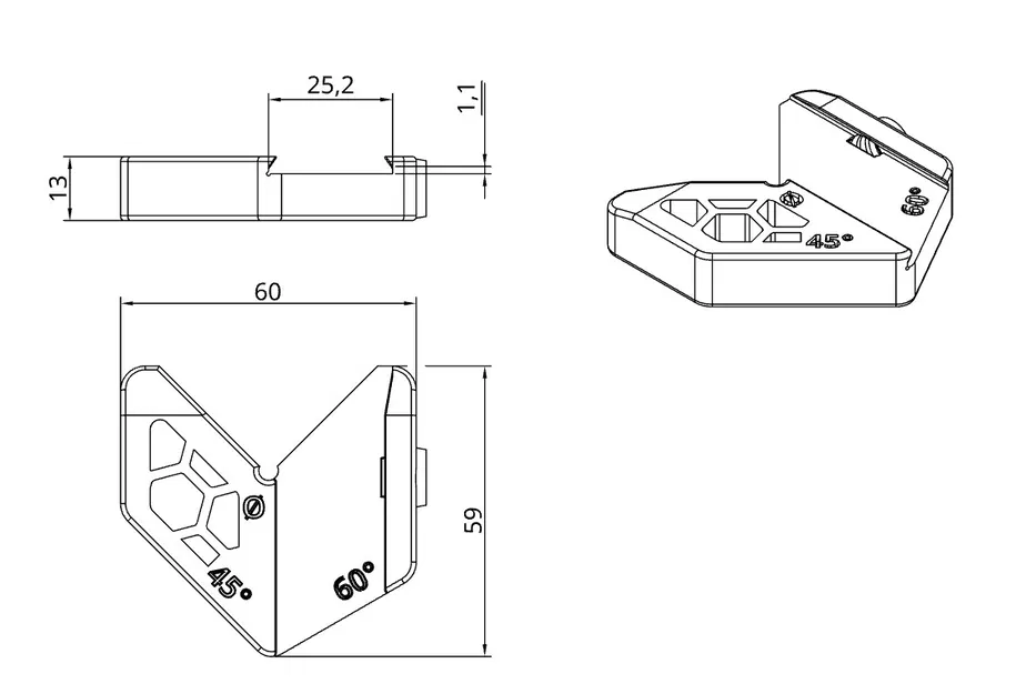 Multi Ruler Pro - Kẹp đa năng cho thước thép - Image 11