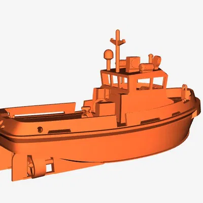 Mô hình thuyền kéo Benchy