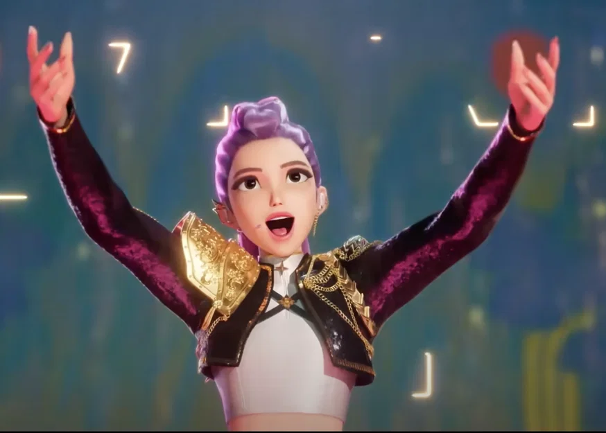 Móc Khóa Dây Kéo Sao Rumi Phong Cách KPop Demon Hunters - Image 2