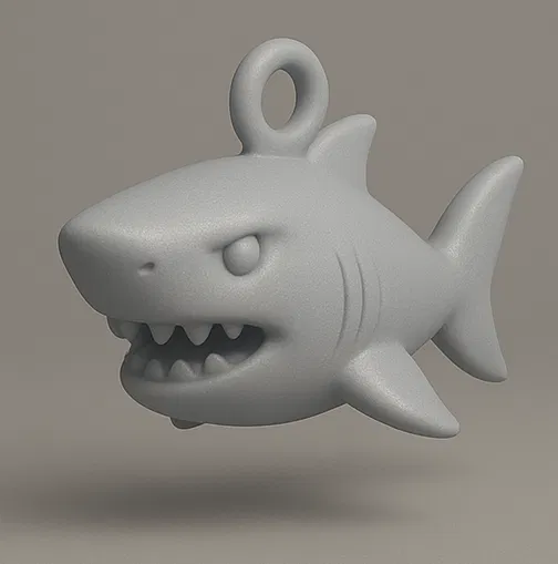 Móc Khóa Cá Mập Đơn Giản - Image 1