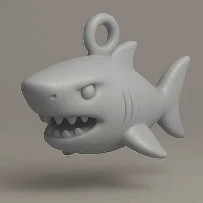 Móc Khóa Cá Mập Đơn Giản