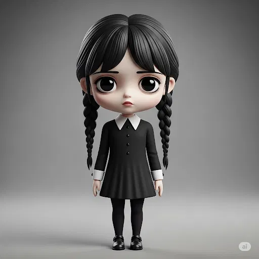 Mô hình Chibi Wednesday Addams - Image 3