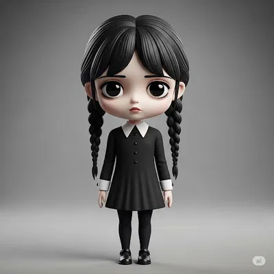 Mô hình Chibi Wednesday Addams