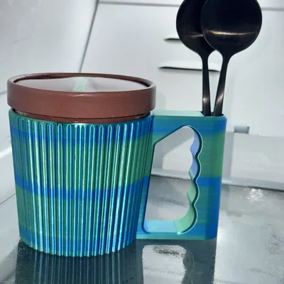 Giá Đỡ Ly Kem "Ice Cream Pint Holder"