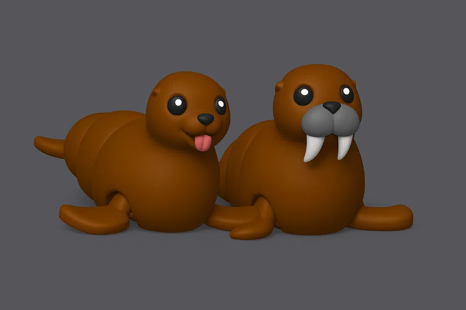 Mô Hình Móc Khóa Khớp Nối Hải Mã & Hải Cẩu - Image 4