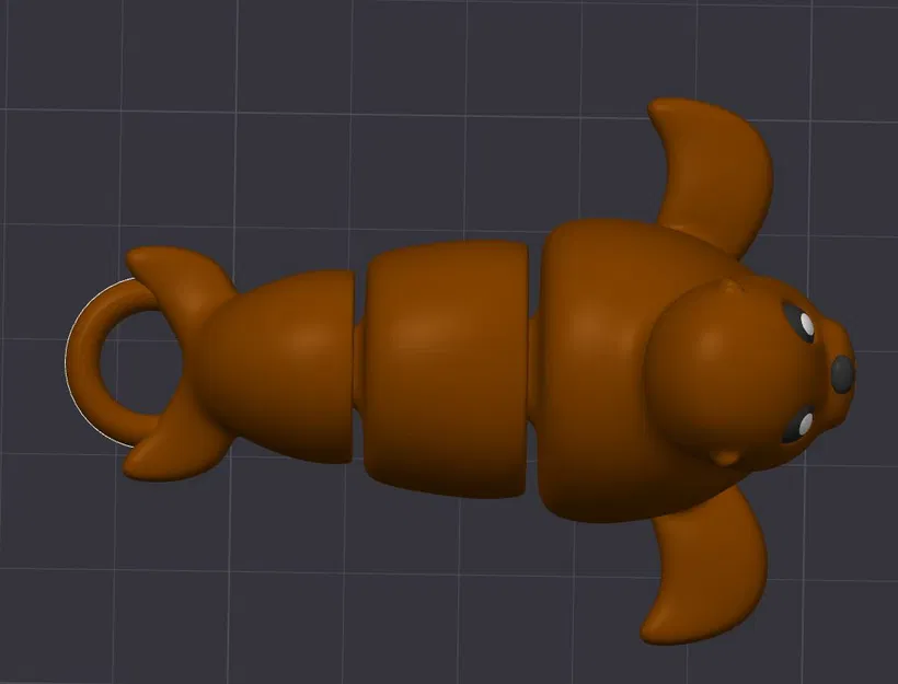 Mô Hình Móc Khóa Khớp Nối Hải Mã & Hải Cẩu - Image 7