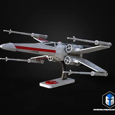 X-Wing Vehicle Kit Card - File In 3D