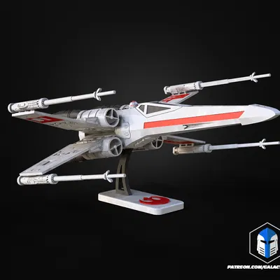X-Wing Vehicle Kit Card - File In 3D