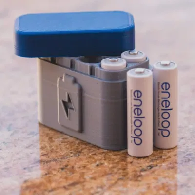 Hộp Đựng Pin AA