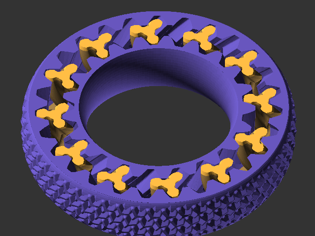 Vòng Bánh Răng Fidget V3 (3 Răng) - Image 2