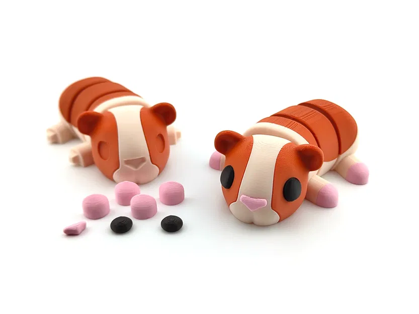 Bọ Ú - Mô Hình 3D Khớp Nối Phiên Bản 2 (Đơn Sắc) - Image 3