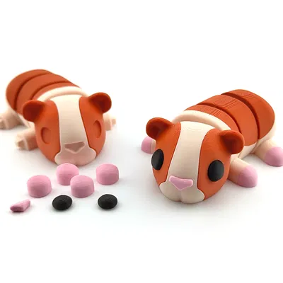 Bọ Ú - Mô Hình 3D Khớp Nối Phiên Bản 2 (Đơn Sắc)