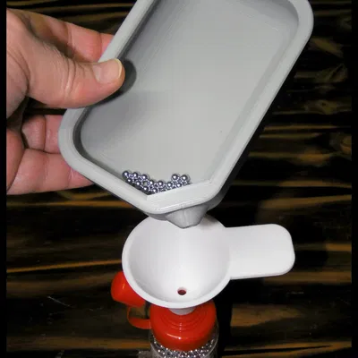 Phễu cho chai 1000 viên bi, 4.5 mm, v1+v2.