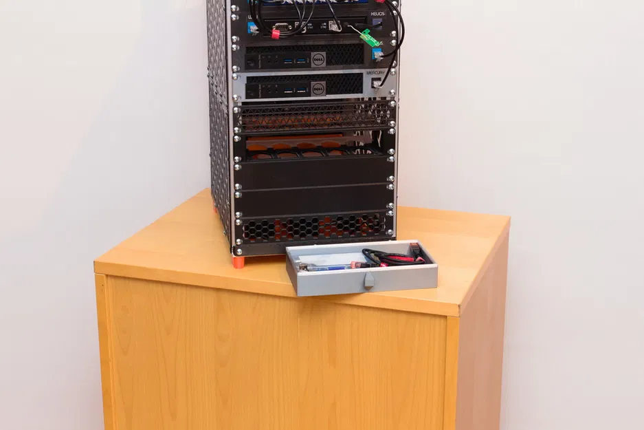 Tấm che Rack 10" (1-4U) dạng trơn và có lỗ thông hơi - Image 3