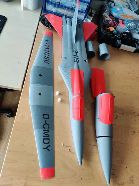 Mô hình F-111 CSB "SN-6" | Máy bay RC EDF đôi - Image 3