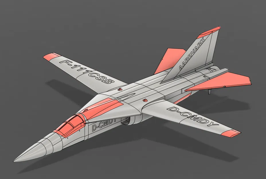 Mô hình F-111 CSB "SN-6" | Máy bay RC EDF đôi - Image 10
