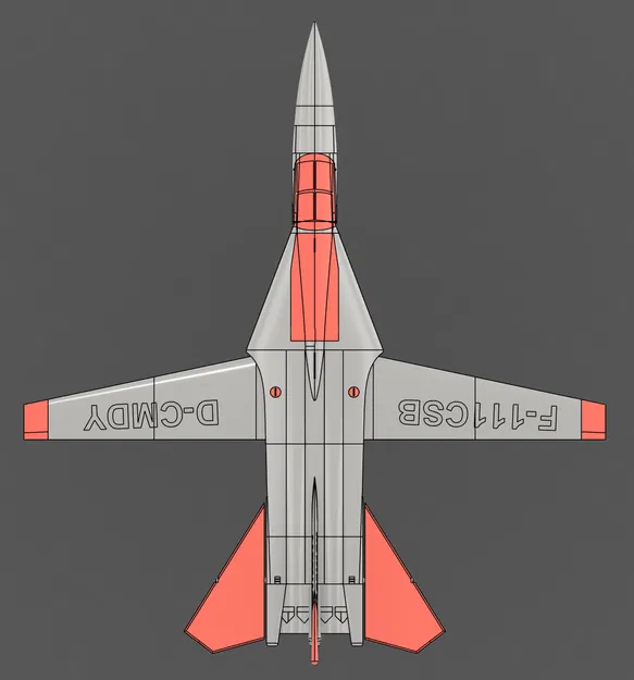 Mô hình F-111 CSB "SN-6" | Máy bay RC EDF đôi - Image 11